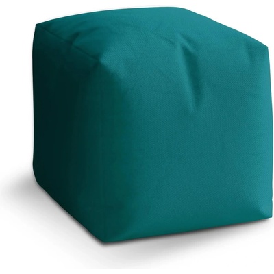Sablio Taburet Cube Zelenomodrá: 40x40x40 cm