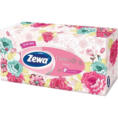 Zewa Soft Strong papírové kapesníčky v krabici 3-vrstvé 90 ks