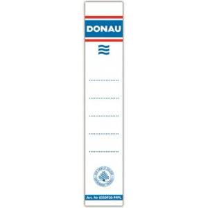 DONAU Заместващ етикет за папки, самозалепващ се, 33x153 mm, DONAU, бял 8355920-09PL (8355920-09PL)