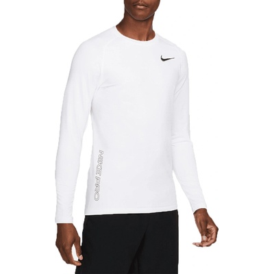 Nike tričko dlhým rukávom Pro Warm Sweatshirt F100 dq5448-100 weiss