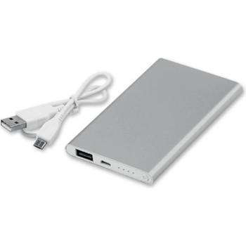 Excursion Мобилна Батерия Flatfour, 4000 mAh, сива