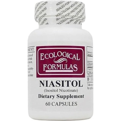Ecological Formulas Ниазитол (ниацин и инозитол) 60 капсули | Ecological Formulas (13193 EF)