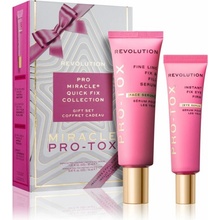 Revolution Pro Miracle Pro-Tox Fine Line Fix & Fill Serum vyhladzujúce sérum na tvár 30 ml + Revolution Miracle Pro-Tox Instant Fix Eye Firm vyhladzujúce sérum na oči 14 ml