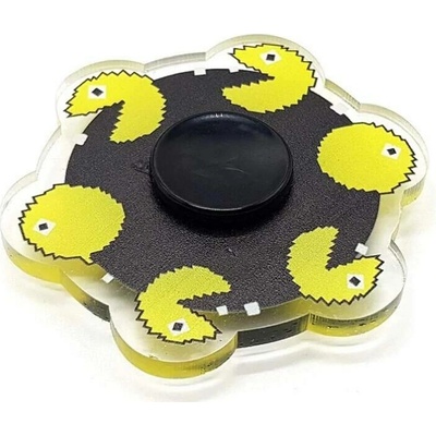 Fidget Spinner 6tiramenný animovaný Pac Man