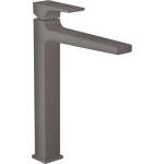 Hansgrohe Metropol - Смесител за умивалник с изпускателен клапан „Push-Open, матиран черен хром 32512340 (32512340)
