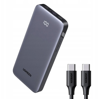 Image 1 of UGREEN Nexode 10000mAh 30W Power Bank USB-A/2xUSB-C - Сив (6941876268740)