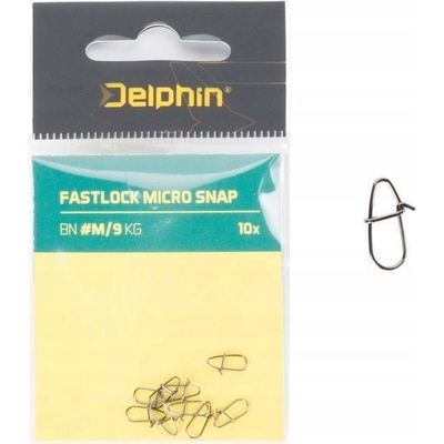 Delphin Karabínka Fastlock Micro Snap veľ.L 12 kg 10 ks
