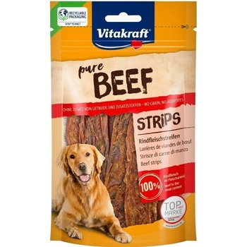Vitakraft Beef pre psov hovädzie prúžky 80 g