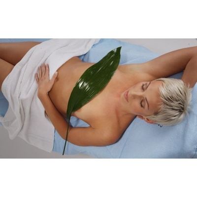 Masáž a zábal ze zeleného čaje