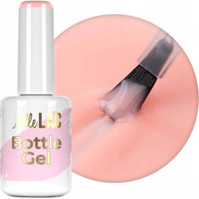 AlleLac gel v lahvičce na nehty bottle gel Peachy pink pilník 15g