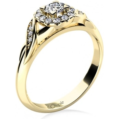 Couple prsten Olympia žluté zlato se zirkony 585 68 1 4243.0Z00.0.55.001