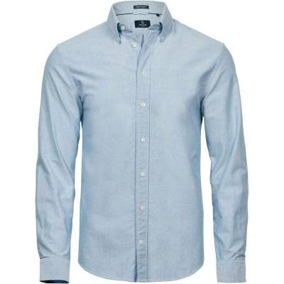 Tee Jays košile Oxford Perfect s dlouhým rukávem TJ 4000 modrá světlá
