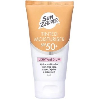 SUN ZAPPER Tinted SPF 50+ 50ml Facial Sunscreen - Brown (Brown)