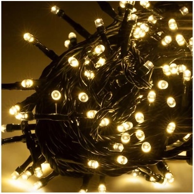 REBEL Vánoční osvětlení řetěz ZAR0479 100LED 10m teplá bílá IP44 2304791