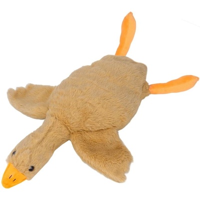 Aga4Kids Plyšový vankúš Kačica Hnedá 90 cm
