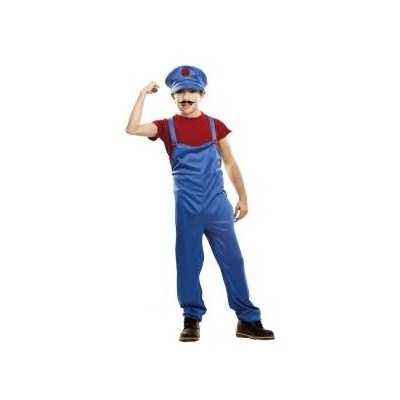 My Other Me Маскировъчен костюм за деца My Other Me Super Водопроводчик Червен (3 Части) Размер 5-6 години