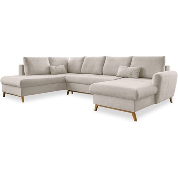 Miuform Бежов разтегателен диван в буквата "U", ляв ъгъл Scandic Lagom - Miuform (Lagom HAEECL-2QBK-LCR MAS400)