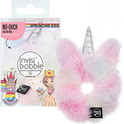 Detská ozdobná špirálová gumička Invisibobble Kids Sprunchia Unicorn - ružová (IB-SPPLKIDS-PA-1-103)