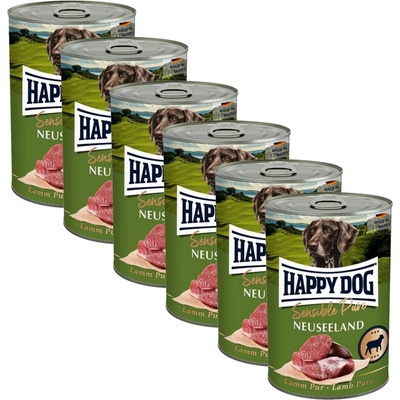 Happy Dog Lamm Pur Neuseeland jahňacie 6 x 400 g