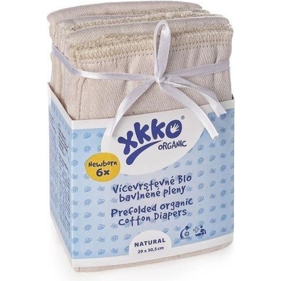 XKKO Kikko Vícevrstvé plenky Organic Newborn 29 x 305 cm
