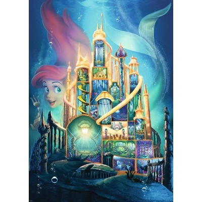 RAVENSBURGER Disney Castle Collection Ariel 1000 dielov