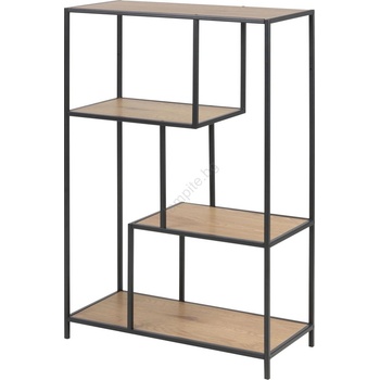 Actona Библиотека saron дъб/черно (ao0018)