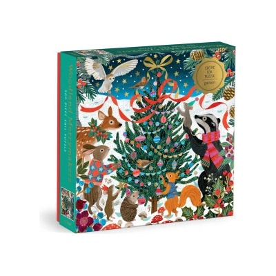 Galison Victoria Ball Woodland Merrymakers 500 dielov