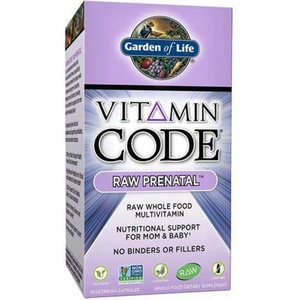 Garden of Life Vitamin Code RAW Prenatal, 180 капсули, Garden of Life (38419)