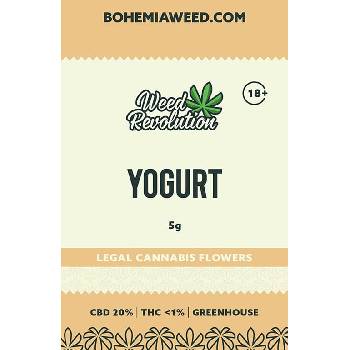 Weed Revolution Yogurt Greenhouse CBD 20% THC 1% 5 g
