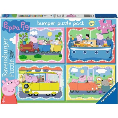 Ravensburger - Puzzle 4x42 Peppa Pig: Ride - 40 - 99 piese