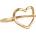 Prsten Organic Heart 54