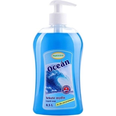 Nuccco tekuté mydlo oceán s dávkovačom 500 ml