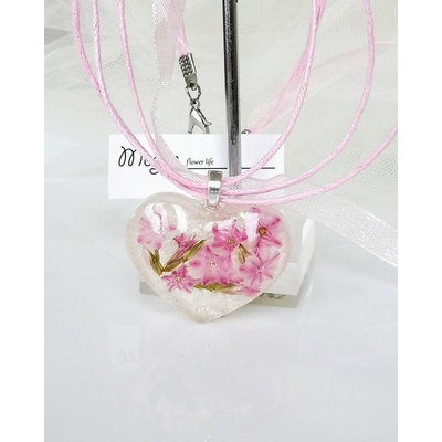 Meganflo Медальон сърце - Момини устни