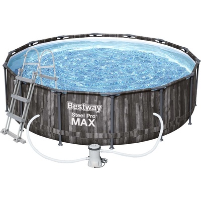 Bestway Steel Pro Max Wood 4,27 x 1,07 m 5614Z – Zboží Mobilmania