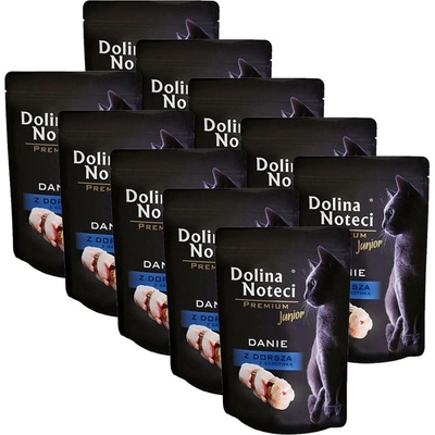 Dolina Noteci Premium Cat Junior Dish с треска и сардина 10 x 85 г