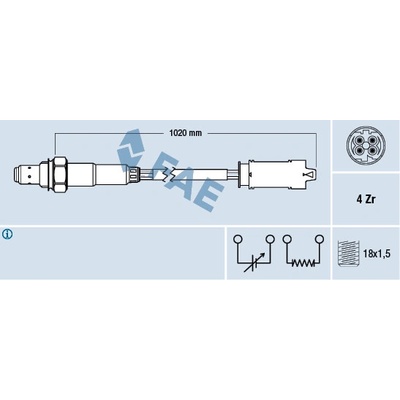 Lambda sonda FAE 77238