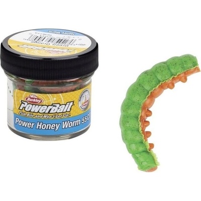 Berkley Powerbait Honey Worm 2,5cm Green Orange 55ks