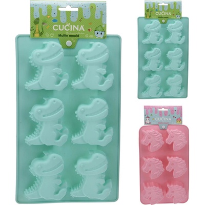 Mat Forma 6ks 27,5cm silikon JEDNOROŽEC/DINOSAURUS – Zboží Mobilmania