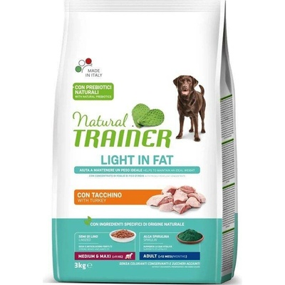 Trainer Natural Light in Fat with Turkey Adult Medium & Maxi 3 kg