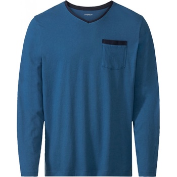 Livergy 100354678 pánské pyžamové triko dl.rukáv modré