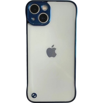 Púzdro AppleKing ochranné matné transparentné iPhone 13 mini - modré