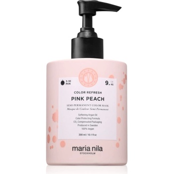 Maria Nila Colour Refresh нежна подхранваща маска без перманентни цветови пигменти цвят Pink Peach 9.46 300ml
