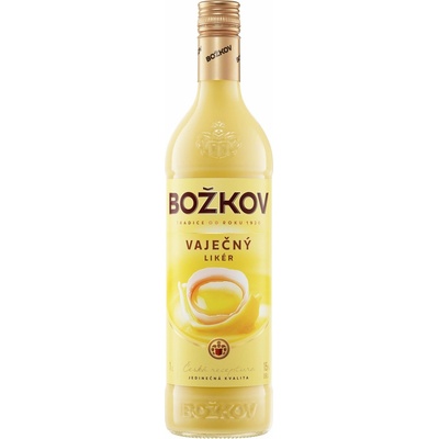 Božkov Vaječný likér 15% 1 l (holá láhev)