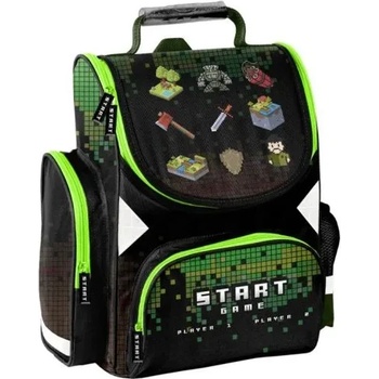 PASO Pixel ученическа ергономична раница Minecraft