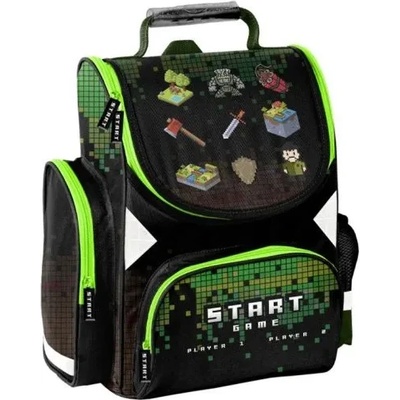 PASO Pixel ученическа ергономична раница Minecraft