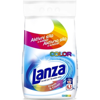 Lanza Color Fresh & Clean prací prášek se svěží vůní 6,3 kg 84 PD
