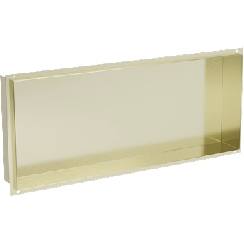 Mexen X-Wall-NR вградена полица без фланец 75 x 30 см, златна четкана - 1951753010 (1951753010)