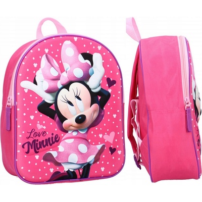 Predškolský ruksak jednokomorový Minnie Mouse Vadobag dievčenský ružový