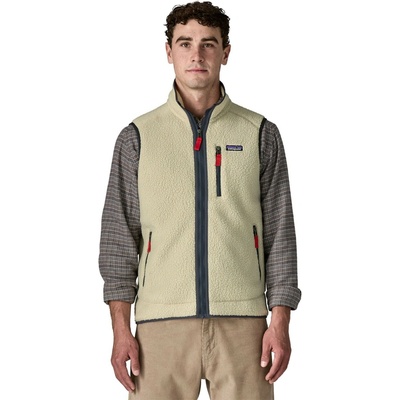 Patagonia M's Retro Pile Vest pelican w/smolder blue