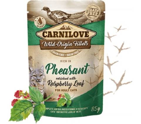 Carnilove Cat Pheasant with Raspberry Leaf 85 g